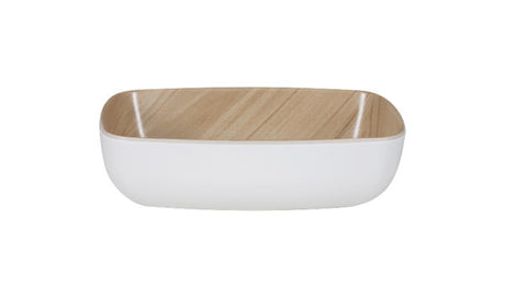 Echo Long Bowl - 176x108x55mm, White-Birch from Zicco. made out of Melamine and sold in boxes of 1. Hospitality quality at wholesale price with The Flying Fork!
