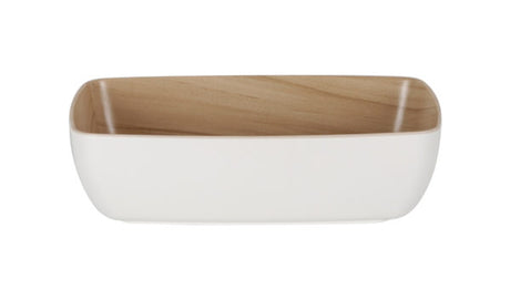 Echo Long Bowl - 265x162x75mm, White-Birch from Zicco. made out of Melamine and sold in boxes of 1. Hospitality quality at wholesale price with The Flying Fork!