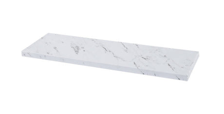 Rectangular Board - 530x162mm, Form, White Marble effect from Zicco. made out of Melamine and sold in boxes of 1. Hospitality quality at wholesale price with The Flying Fork! 