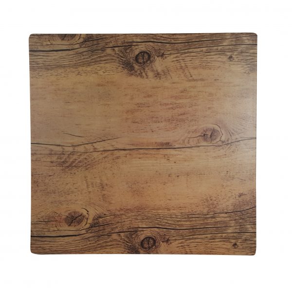 Square Melamine Oak Board - 310x310mm, Wood Effect from Chef Inox. made out of Melamine and sold in boxes of 1. Hospitality quality at wholesale price with The Flying Fork!