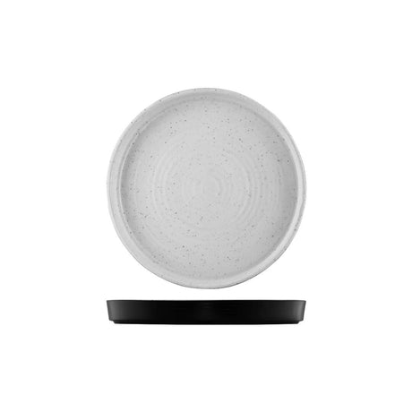 Round Platterstone - 305 x 40mm, Infuse, Stone Natural from Cheforward. Sold in boxes of 2. Hospitality quality at wholesale price with The Flying Fork!