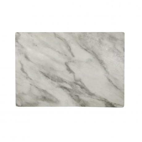 Rectangle Melamine Board - 410x255mm, Marble Effect from Chef Inox. made out of Melamine and sold in boxes of 1. Hospitality quality at wholesale price with The Flying Fork!