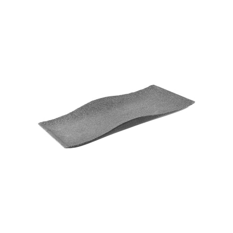 Rectangular Platterstone - 440 x 310mm, Infuse, Grey from Cheforward. Sold in boxes of 3. Hospitality quality at wholesale price with The Flying Fork!