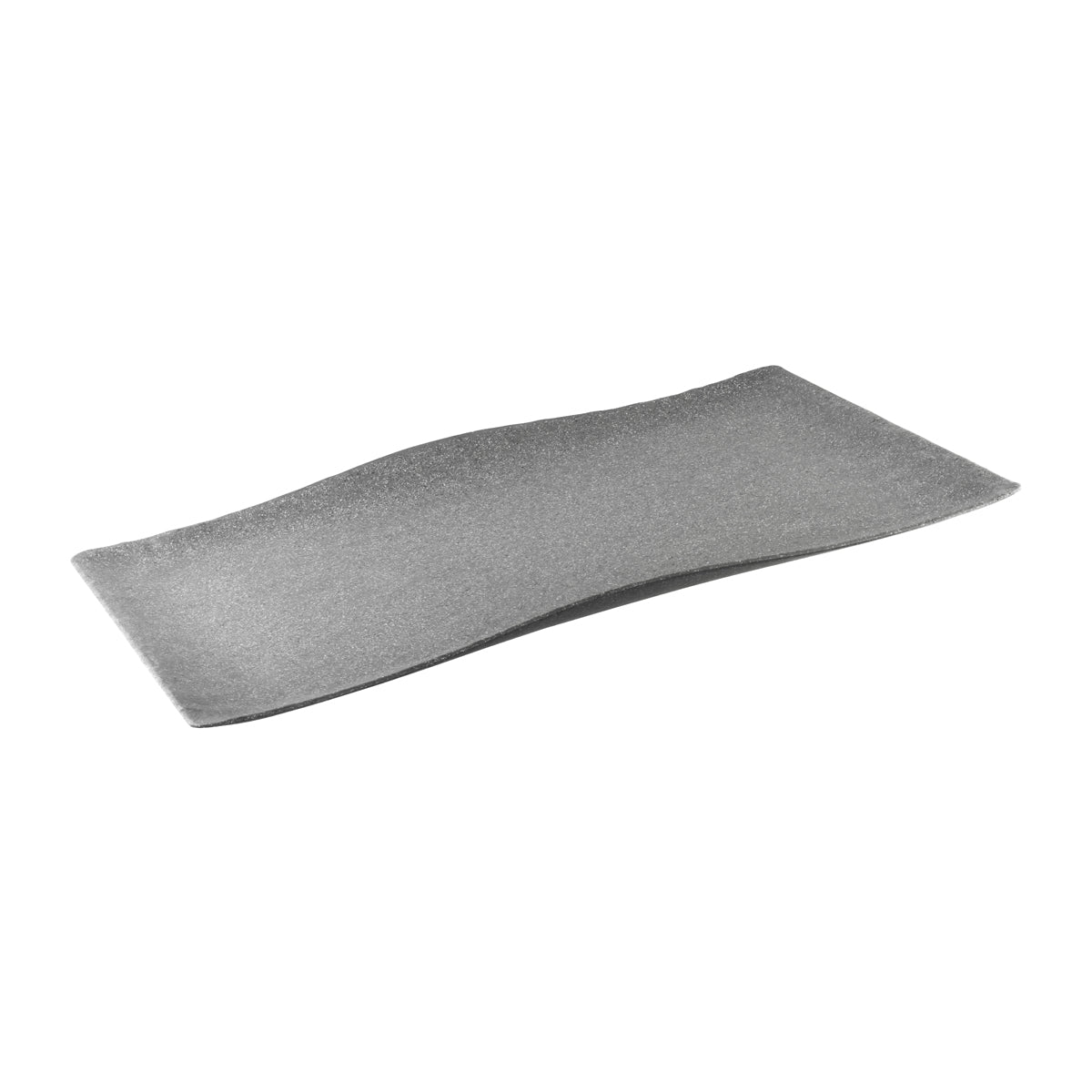 Rectangular Platterstone - 620 x 405mm, Infuse, Grey from Cheforward. Sold in boxes of 2. Hospitality quality at wholesale price with The Flying Fork!