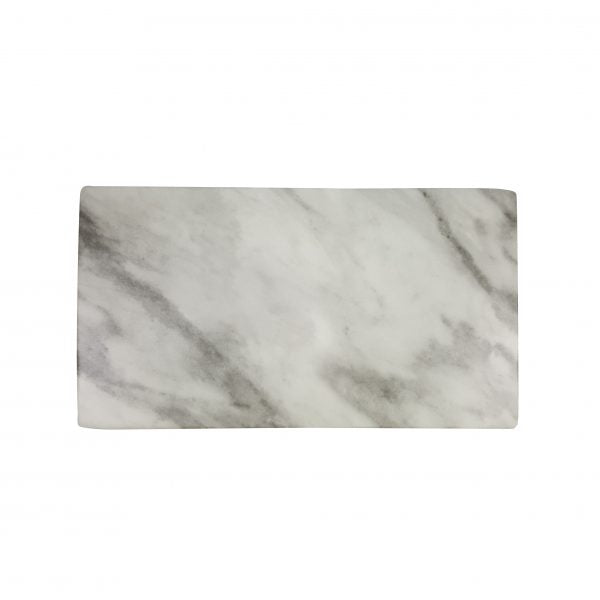 Rectangle Melamine Board - 325x175mm, Marble Effect from Chef Inox. made out of Melamine and sold in boxes of 1. Hospitality quality at wholesale price with The Flying Fork!