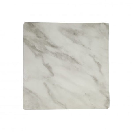 Square Melamine Board - 255x255mm, Marble Effect from Chef Inox. made out of Melamine and sold in boxes of 1. Hospitality quality at wholesale price with The Flying Fork!