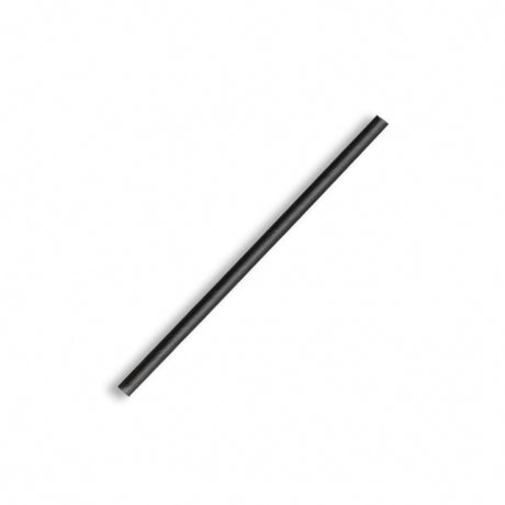 Paper Straw - Black, Cocktail from BioPak. Compostable, made out of FSC Pulp and sold in boxes of 1. Hospitality quality at wholesale price with The Flying Fork!