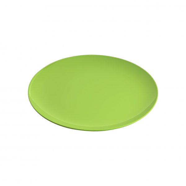 Round Coupe Plate - 200mm, Gelato, Lime Green from Jab. made out of Melamine and sold in boxes of 12. Hospitality quality at wholesale price with The Flying Fork!