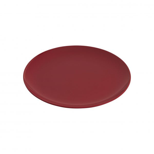 Round Coupe Plate - 250mm, Gellato, Red from Jab. Unbreakable, made out of Melamine and sold in boxes of 12. Hospitality quality at wholesale price with The Flying Fork!