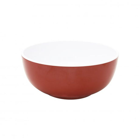 Round Bowl - 150x60mm, Gelato, Red-White from Jab. Unbreakable, made out of Melamine and sold in boxes of 6. Hospitality quality at wholesale price with The Flying Fork!