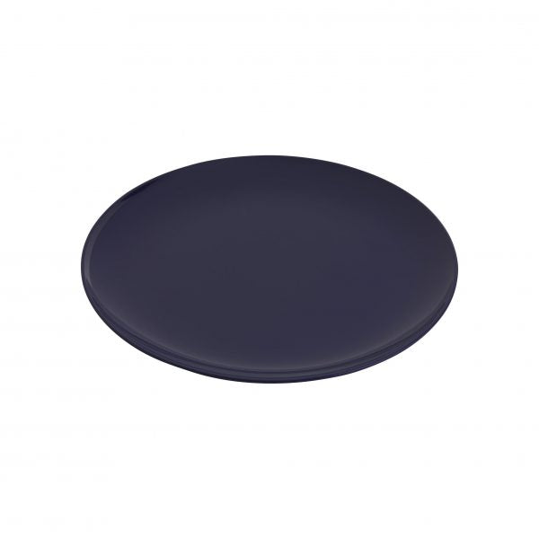 Round Coupe Plate - 200mm, Gelato, Navy Blue from Jab. Unbreakable, made out of Melamine and sold in boxes of 12. Hospitality quality at wholesale price with The Flying Fork!