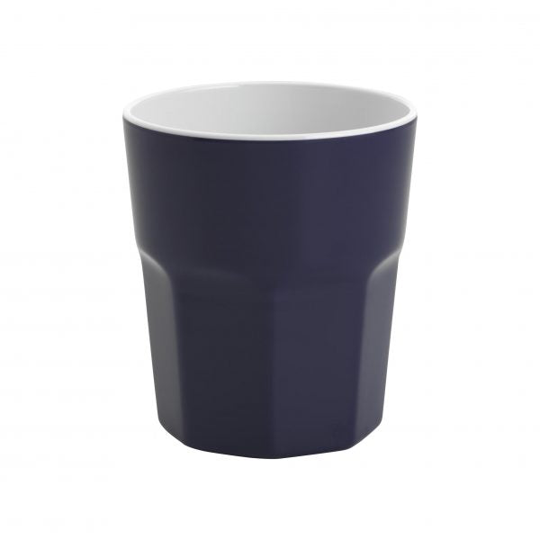 Tumber - 100mm, 410ml, Gelato, Navy Blue-White from Jab. made out of Melamine and sold in boxes of 12. Hospitality quality at wholesale price with The Flying Fork!