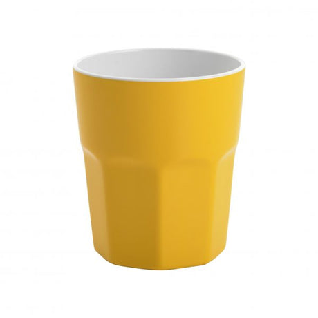 Tumbler - 100mm, 410ml, Gellato, Yellow from Jab. made out of Melamine and sold in boxes of 12. Hospitality quality at wholesale price with The Flying Fork!