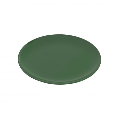Round Plate Coupe - 250mm, Gelato, Green from Jab. Unbreakable, made out of Melamine and sold in boxes of 12. Hospitality quality at wholesale price with The Flying Fork!