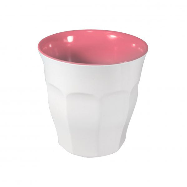 Tumbler - 90mm, 300ml, Sorbet, Watermelon-White Body from Jab. made out of Melamine and sold in boxes of 6. Hospitality quality at wholesale price with The Flying Fork!