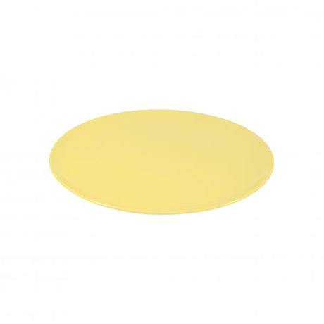 Round Plate Coupe - 200mm, Sorbet, Lemon from Jab. Unbreakable, made out of Melamine and sold in boxes of 6. Hospitality quality at wholesale price with The Flying Fork!