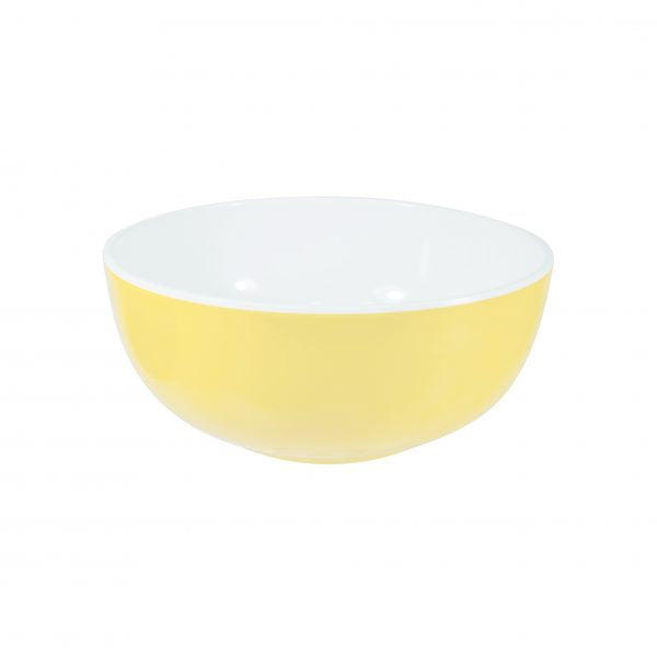 Round Bowl - 150x60mm, Sorbet, Lemon from Jab. Unbreakable, made out of Melamine and sold in boxes of 6. Hospitality quality at wholesale price with The Flying Fork!