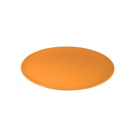 Round Plate Coupe - 250mm, Sorbet, Mango from Jab. Unbreakable, made out of Melamine and sold in boxes of 6. Hospitality quality at wholesale price with The Flying Fork!