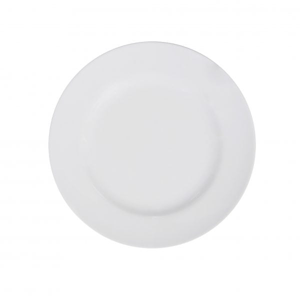 Round Plate Raised Rim (20101) - 165mm from Superware. Unbreakable, made out of Melamine and sold in boxes of 12. Hospitality quality at wholesale price with The Flying Fork!