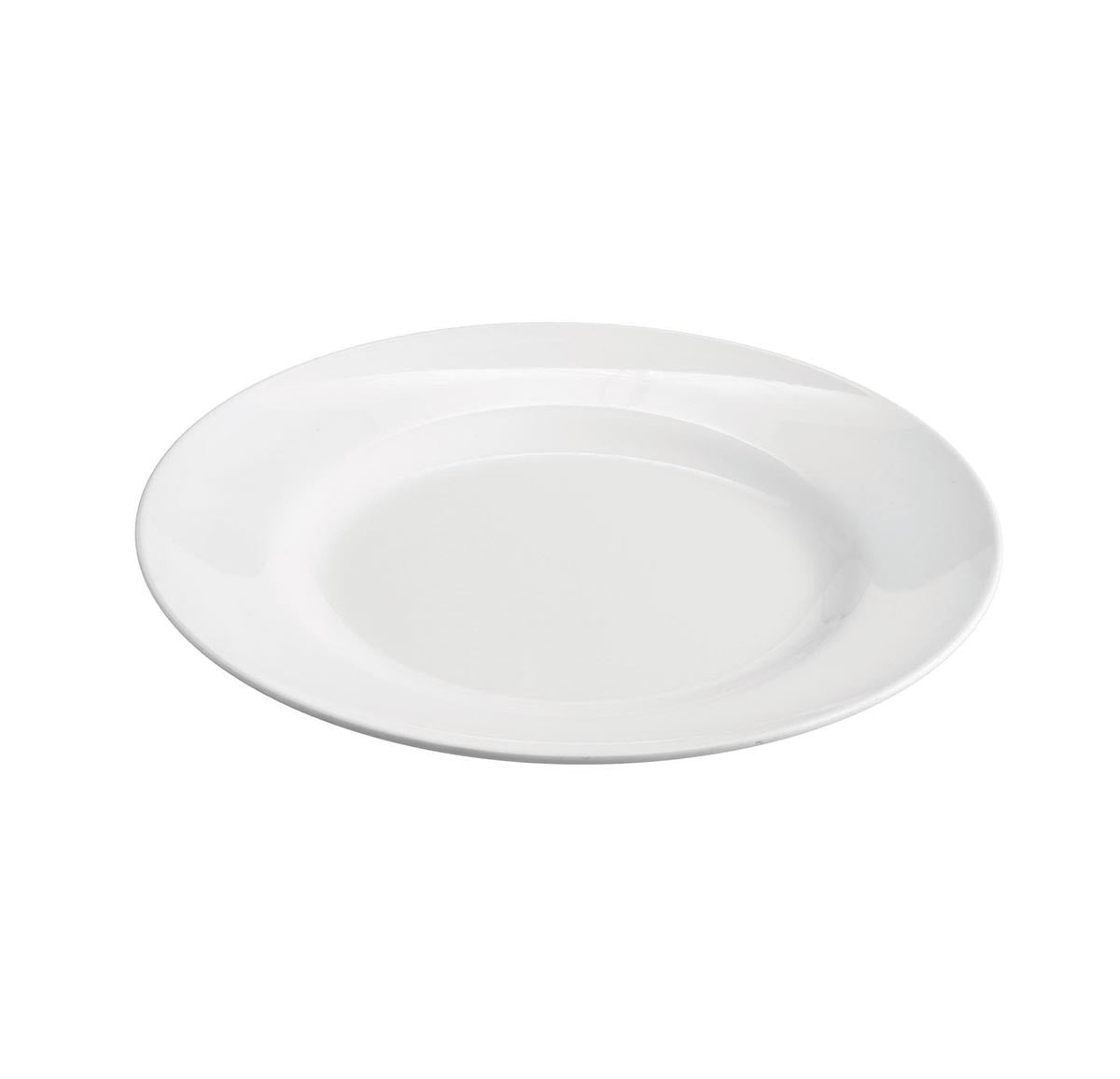 Round Plate Raised Rim (20102) - 230mm from Superware. Unbreakable, made out of Melamine and sold in boxes of 6. Hospitality quality at wholesale price with The Flying Fork!