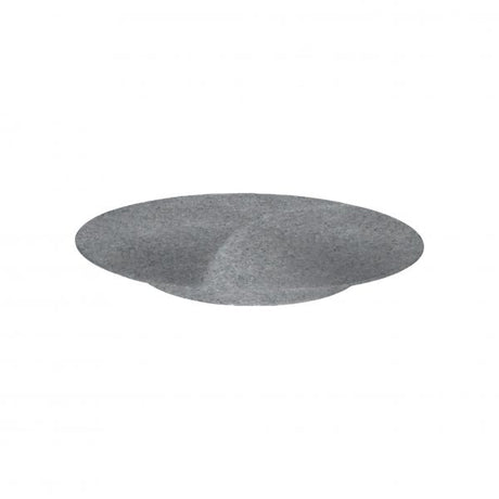 Cake Stand-Plate Footed - 340x50mm, Concrete Matt from Jab. made out of Melamine and sold in boxes of 4. Hospitality quality at wholesale price with The Flying Fork!