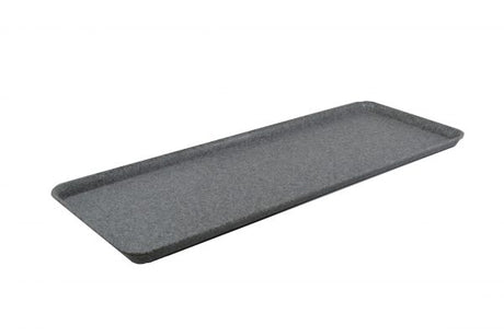 Rectangular Platter - 500x180mm, Concrete Matt from Jab. made out of Melamine and sold in boxes of 6. Hospitality quality at wholesale price with The Flying Fork!
