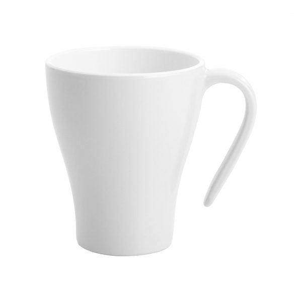 Gelato Coffee Mug - 350mL, Stackable from Superware. made out of Melamine and sold in boxes of 12. Hospitality quality at wholesale price with The Flying Fork!