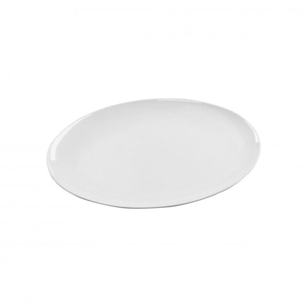 Melamine Coupe Oval Platter - 200mm, White from Superware. made out of Melamine and sold in boxes of 12. Hospitality quality at wholesale price with The Flying Fork!