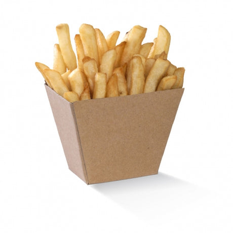 Chip box - 70 x 45 x 90mm - FSC Mix - kraft - Carton of 500 units