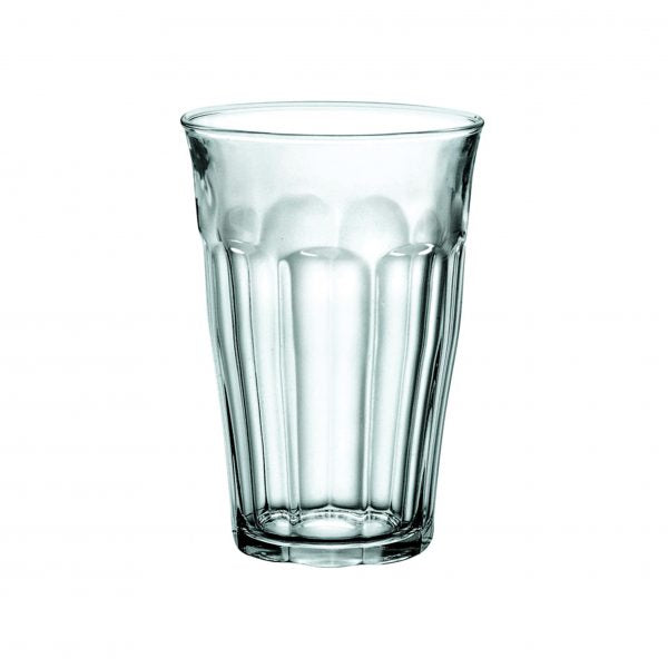Tumbler - 360ml, Picardie from Duralex. made out of Toughened Glass and sold in boxes of 48. Hospitality quality at wholesale price with The Flying Fork!