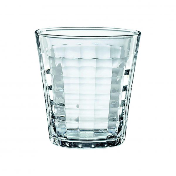 Tumbler - 220ml, Prisme from Duralex. made out of Toughened Glass and sold in boxes of 48. Hospitality quality at wholesale price with The Flying Fork!
