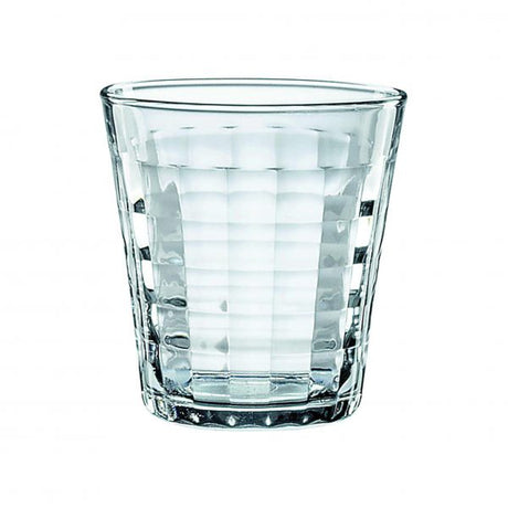 Tumbler - 220ml, Prisme from Duralex. made out of Toughened Glass and sold in boxes of 48. Hospitality quality at wholesale price with The Flying Fork! 