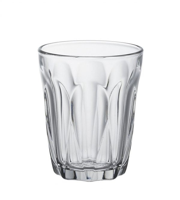Tumbler - 90ml, Provence from Duralex. made out of Toughened Glass and sold in boxes of 72. Hospitality quality at wholesale price with The Flying Fork!