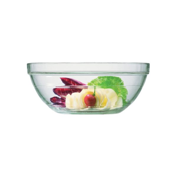 Stackable Bowl - 310mm, 5.80lt, Lys from Duralex. Stackable, made out of Toughened Glass and sold in boxes of 3. Hospitality quality at wholesale price with The Flying Fork!