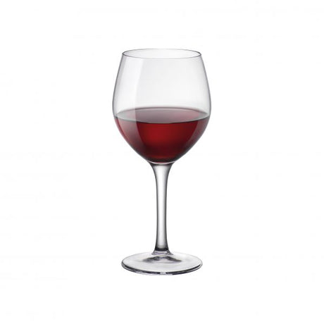 Burgundy Glass - 450ml, Kalix from Bormioli Rocco. made out of Toughened Glass and sold in boxes of 12. Hospitality quality at wholesale price with The Flying Fork!