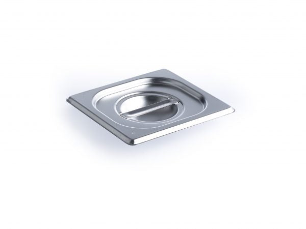 Anti Jam Steam Pan Cover - size 1-6 from Chef Inox. Anti-Jam, made out of Stainless Steel and sold in boxes of 36. Hospitality quality at wholesale price with The Flying Fork!