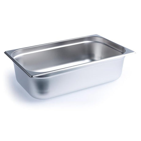 Anti Jam Steam Pan - size 1-1 , 20000ml, 150mm from Chef Inox. Anti-Jam, made out of Stainless Steel and sold in boxes of 6. Hospitality quality at wholesale price with The Flying Fork!