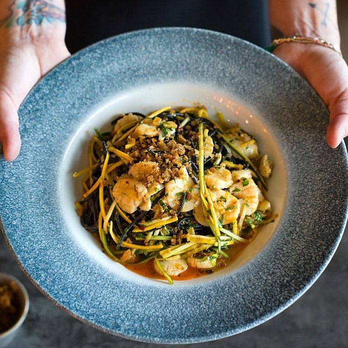 Plate Wide Rim Bowl 277mm - Raku Topaz Blue: Pack of 12