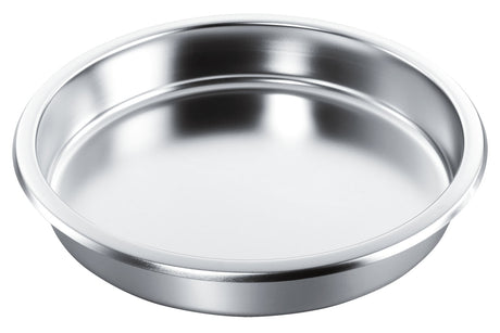 Insert Pan To Suit Round Large Induction Chafer (54906) from Chef Inox. made out of Stainless Steel and sold in boxes of 1. Hospitality quality at wholesale price with The Flying Fork!