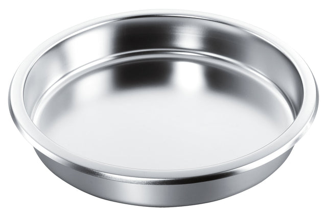 Insert Pan To Suit Round Large Deluxe Chafer (54916) from Chef Inox. made out of Stainless Steel and sold in boxes of 1. Hospitality quality at wholesale price with The Flying Fork!