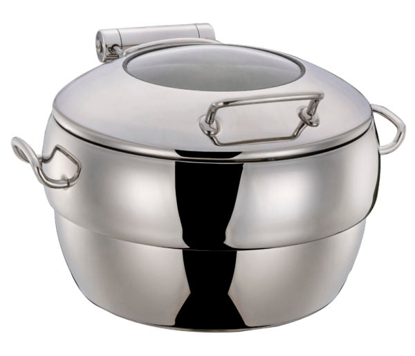 Ultra Soup Station With Glass Lid - 1100ml from Chef Inox. made out of Stainless Steel and sold in boxes of 1. Hospitality quality at wholesale price with The Flying Fork!