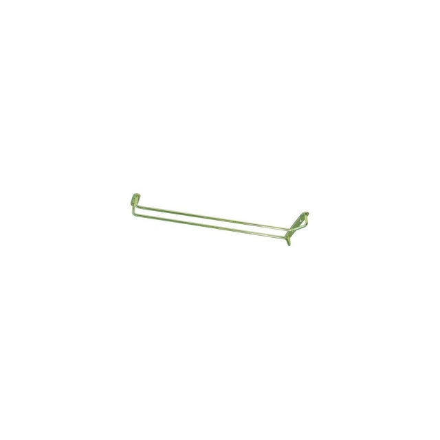 Glass Hanger - Single Row Brass, 250mm from Chalet. Sold in boxes of 1. Hospitality quality at wholesale price with The Flying Fork!