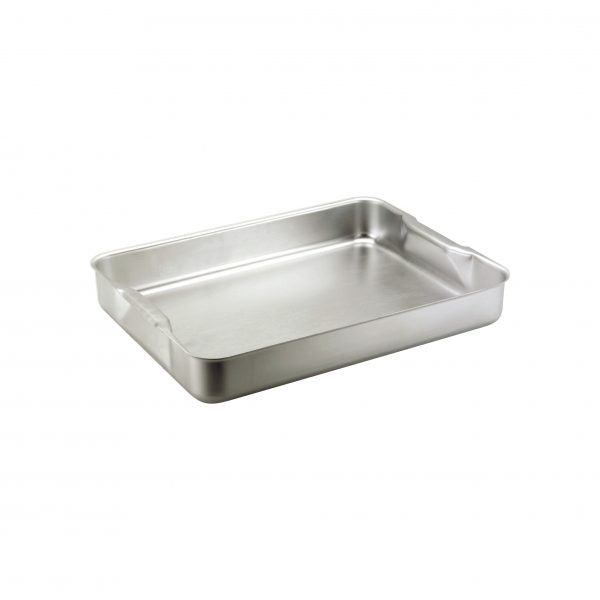 Premier Roasting Dish - 420x305x70mm, Aluminium Recessed Handle from Chef Inox. made out of Aluminium and sold in boxes of 1. Hospitality quality at wholesale price with The Flying Fork!