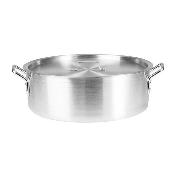Brazier-Alum., W/Cover, 520X140Mm/29.0Lt from Cater-Chef. made out of Aluminium and sold in boxes of 1. Hospitality quality at wholesale price with The Flying Fork!