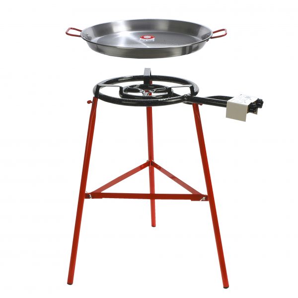 Paella Set Stand - With Tabarca 500mm Pan-Gas-Burner from Chef Inox. made out of Enamelled and sold in boxes of 1. Hospitality quality at wholesale price with The Flying Fork!