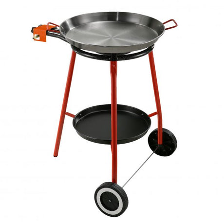 Paella Set Stand WithTray - 450mm, Pan-Gas-Burner from Chef Inox. made out of Enamelled and sold in boxes of 1. Hospitality quality at wholesale price with The Flying Fork!