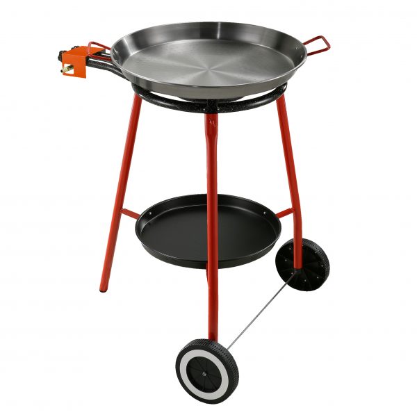 Paella Set Stand WithTray - 450mm, Pan-Gas-Burner from Chef Inox. made out of Enamelled and sold in boxes of 1. Hospitality quality at wholesale price with The Flying Fork!