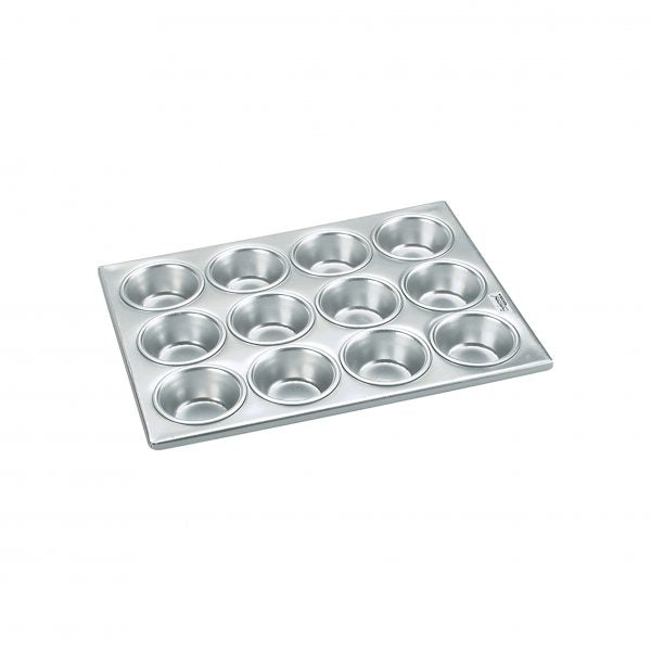 12-Cup Premier Muffin Pan - Premier Aluminium from Chef Inox. made out of Aluminium and sold in boxes of 1. Hospitality quality at wholesale price with The Flying Fork!