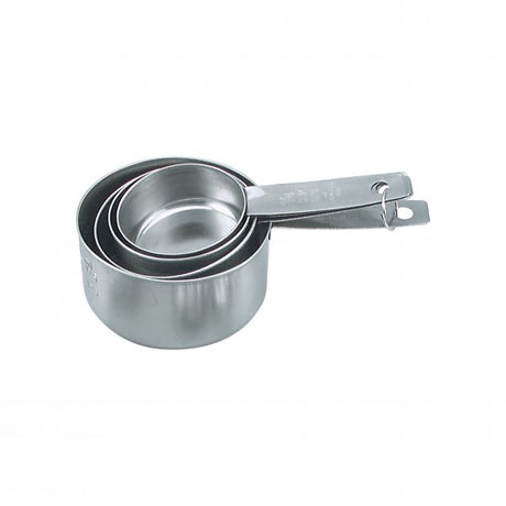 Measuring Set - 60-80-125-250ml, 4Pc from tablekraft. made out of Stainless Steel and sold in boxes of 1. Hospitality quality at wholesale price with The Flying Fork!