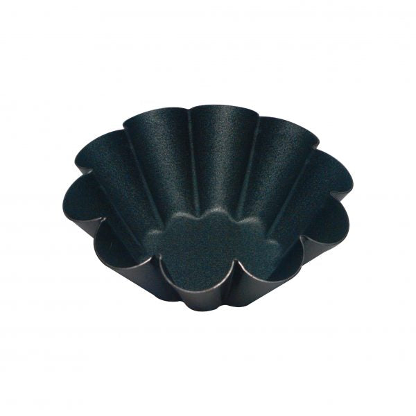 Non-Stick Brioche Mould (10-Ribs) - 75x28mm from Guery. Non-Stick, made out of Non Stick and sold in boxes of 1. Hospitality quality at wholesale price with The Flying Fork!